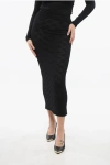 Dolce & Gabbana Stretchy Pencil Skirt With Monogram