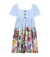 Dolce & Gabbana Stripe Floral Dress