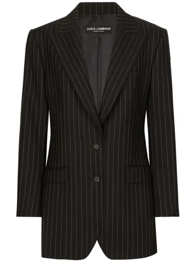 DOLCE & GABBANA STRIPED BLAZER