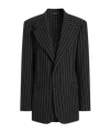 Dolce & Gabbana Striped Buttoned Blazer In Multi