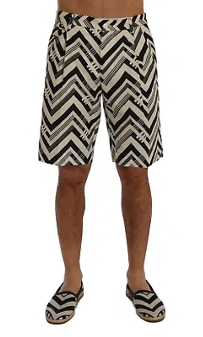 Pre-owned Dolce & Gabbana Striped Casual Knee-high Shorts