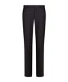 Dolce & Gabbana Pinstriped Tailored Trousers In Black