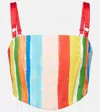 Dolce & Gabbana Striped Cotton-blend Tank Top