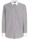 Dolce & Gabbana Striped Cotton Poplin Shirt