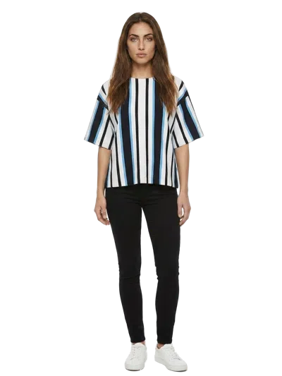 Dolce & Gabbana Striped Cotton T-shirt In Multicolor