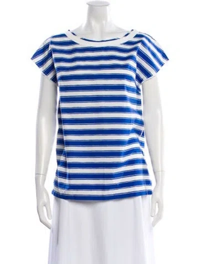 Pre-owned Dolce & Gabbana Striped Crew Neck T-shirt In Multi