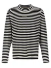 Dolce & Gabbana T-shirt With Stripe Pattern In Black