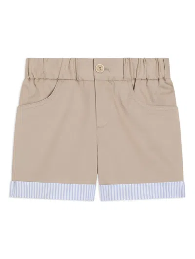 Dolce & Gabbana Babies' Striped-edge Shorts In Blue