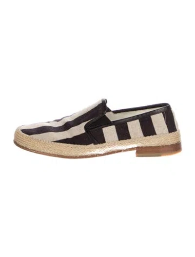 Pre-owned Dolce & Gabbana Striped Espadrilles
