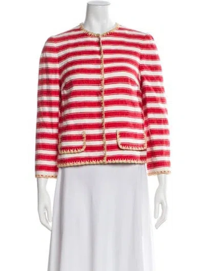 Pre-owned Dolce & Gabbana Striped Evening Jacket