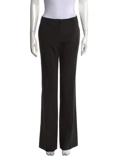 Pre-owned Dolce & Gabbana Striped Flared Pants In Multi