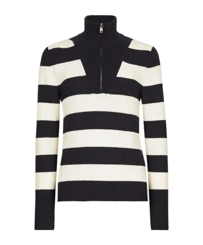 DOLCE & GABBANA DOLCE  GABBANA HIGH NECK HALF-ZIP KNITTED JUMPER