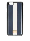 Dolce & Gabbana Striped Iphone 6 Case In Blue