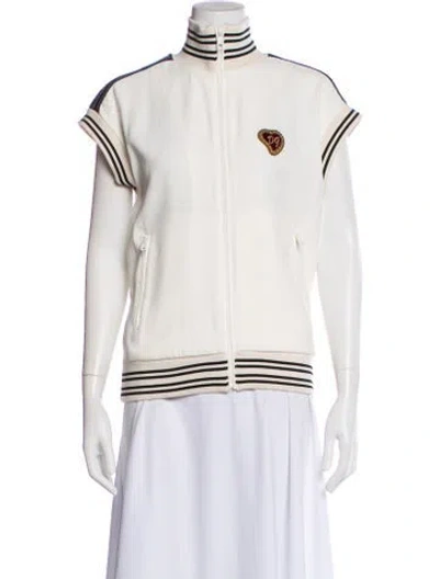 Pre-owned Dolce & Gabbana Striped Jacket In Neutral