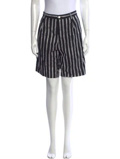 Pre-owned Dolce & Gabbana Striped Knee-length Shorts In Neutral