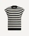 Dolce & Gabbana Sleeveless Kimono-style Striped Sweater