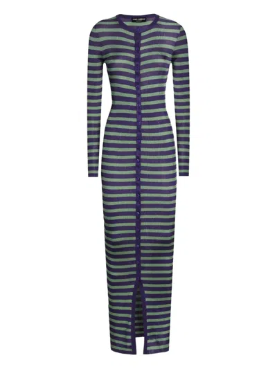 Dolce & Gabbana Striped Knitted Dress