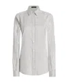 Dolce & Gabbana Silk Shirt With Striped Print Clothing In Multi