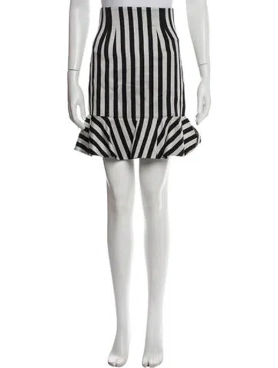 Pre-owned Dolce & Gabbana Striped Mini Skirt In Multi