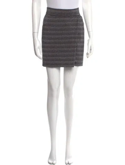 Pre-owned Dolce & Gabbana Striped Mini Skirt In Multi