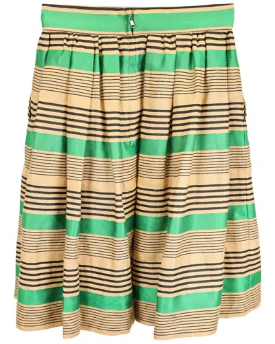 Pre-owned Dolce & Gabbana Striped Mini Skirt, Size Eu 38 (authentic Pre-loved)