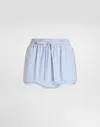 Dolce & Gabbana Dolce  Gabbana Striped Drawstring Shorts In Blue