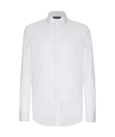 DOLCE & GABBANA STRIPED POPLIN SHIRT