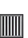 Dolce & Gabbana Striped Scarf In Black