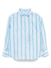 Dolce & Gabbana Striped Shirt In Blue