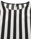 Dolce & Gabbana Striped Silk Blouse In Multi