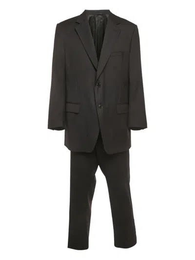 Pre-owned Dolce & Gabbana Striped Suit In Black