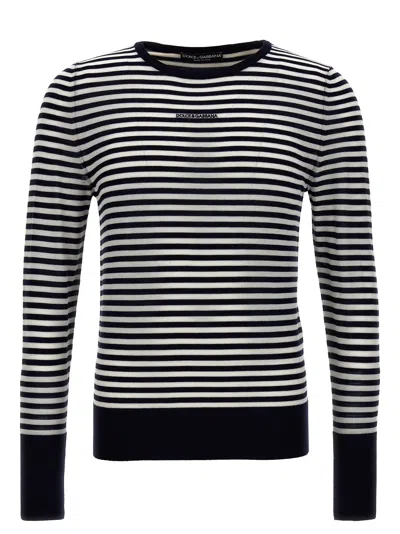 DOLCE & GABBANA DOLCE & GABBANA STRIPED SWEATER