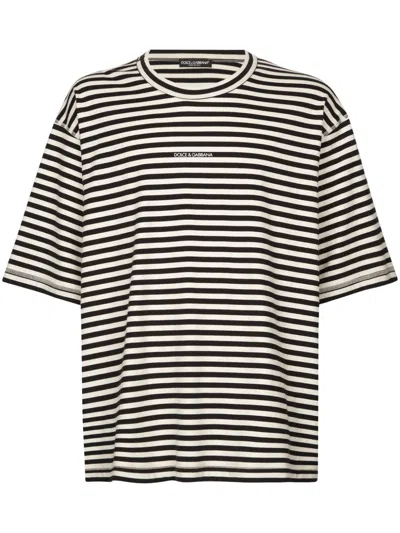 DOLCE & GABBANA DOLCE & GABBANA STRIPED T-SHIRT