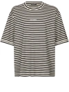 Dolce & Gabbana Striped Short-sleeved T-shirt In Blue