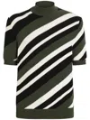Dolce & Gabbana Striped T-shirt In Green