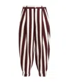 Dolce & Gabbana Striped Tapered Trousers In Multicolor