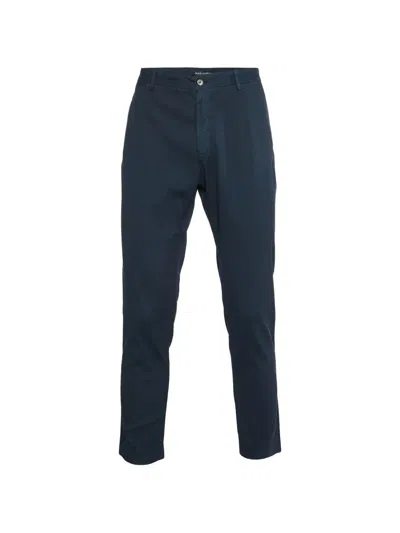 Pre-owned Dolce & Gabbana Striped Trousers In Blue