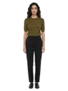 Dolce & Gabbana Striped Wool Knit T-shirt In Multi