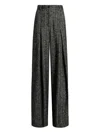 Dolce & Gabbana Multicolour Virgin Wool Trousers In Gray