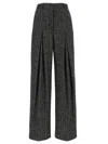 Dolce & Gabbana Wool Trousers With Back Pocket And Pleated Design In Gray
