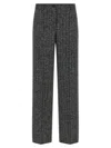 Dolce & Gabbana Women Striped Wool Pants In Multi