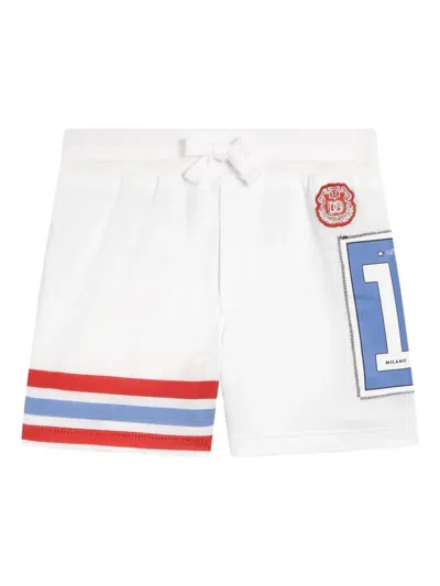 Dolce & Gabbana Babies' Striped-detail Shorts In White