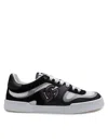 Dolce & Gabbana Portofino Light Low-top Mesh And Leather Sneakers In Multicolor