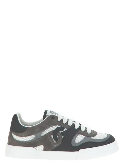 Dolce & Gabbana Strobel Portofino Light Sneakers In Gray