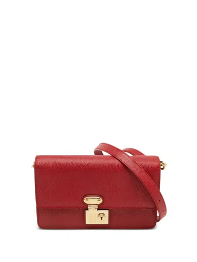 Pre-owned Dolce & Gabbana Structured Leather Crossbody Bag