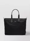 Dolce & Gabbana Structured Tote Bag With Metal Hardware And Top Handles In Black
