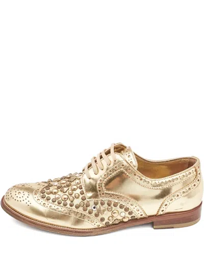 Pre-owned Dolce & Gabbana Studded Brogues