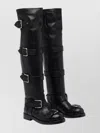 Dolce & Gabbana Stylish Ankle Boots Featuring Buckle Detail In Black