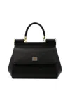 Dolce & Gabbana Stylish Black Top-handle Handbag For Women In Black