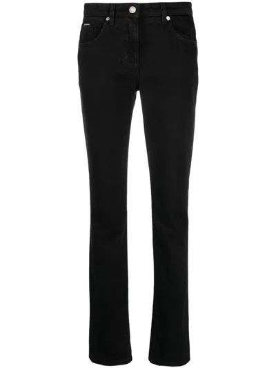 Dolce & Gabbana Stylish High-waisted Jeans For Women In Classic Black